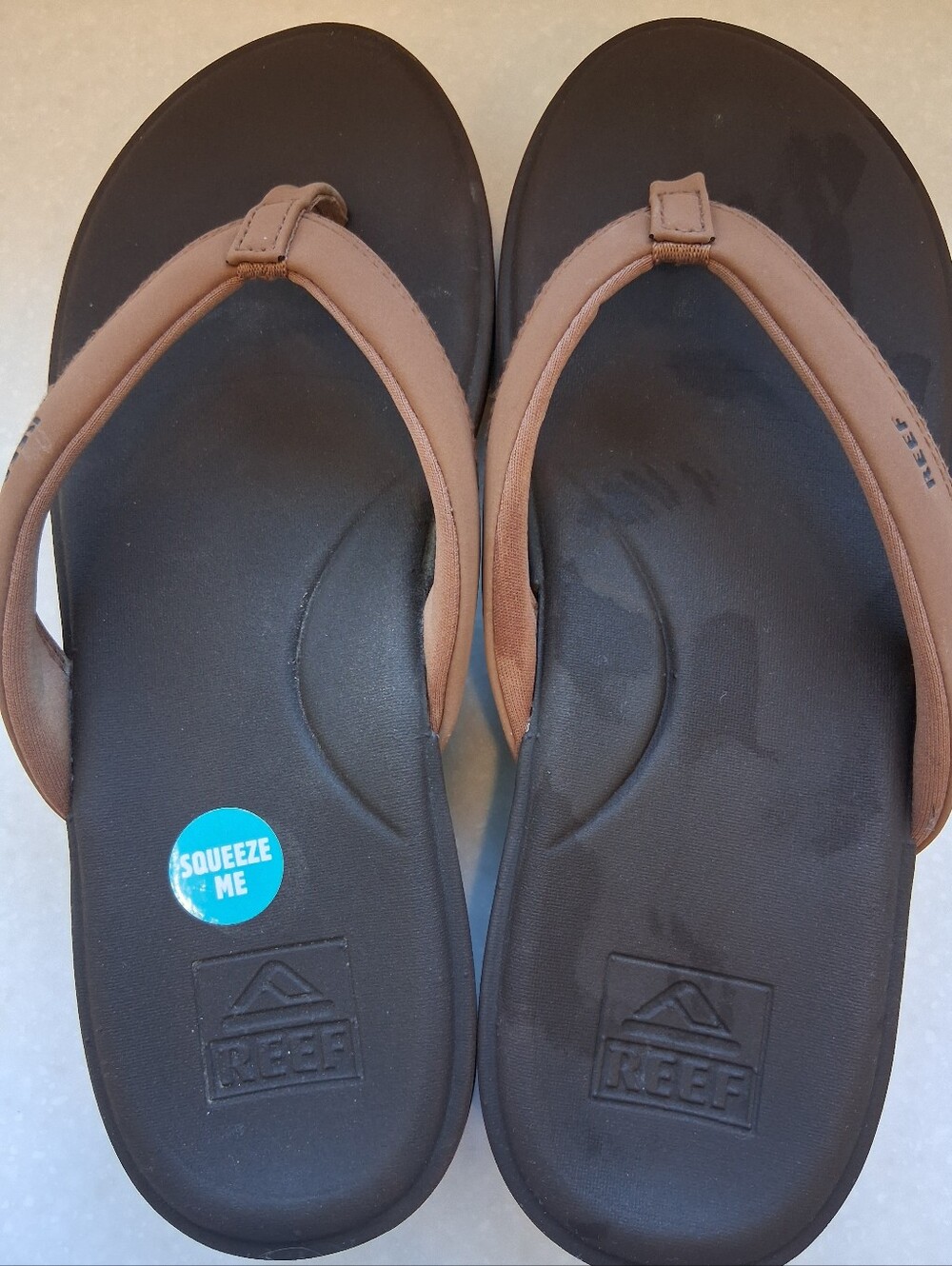 Reef Cushion Cloud Flip-Flop in Espresso Brown Size 8 - Picture 6 of 10